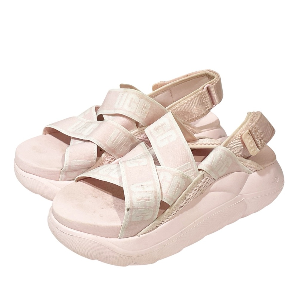 UGG Pink Platform Sport Sandals